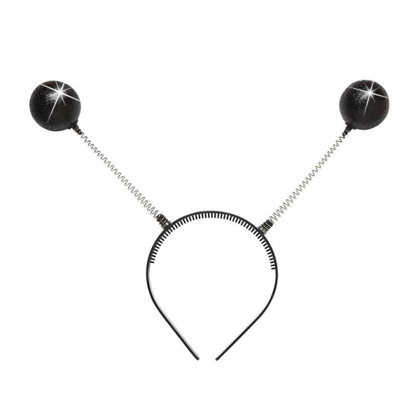 Antenas de color Negro con Purpurina