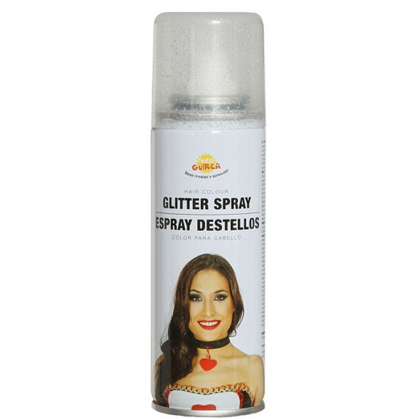 Spray con Purpurina de 125 Mililitros Varios Colores para Cabello