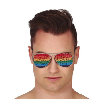 Gafas de Aviador Multicolor para Adulto