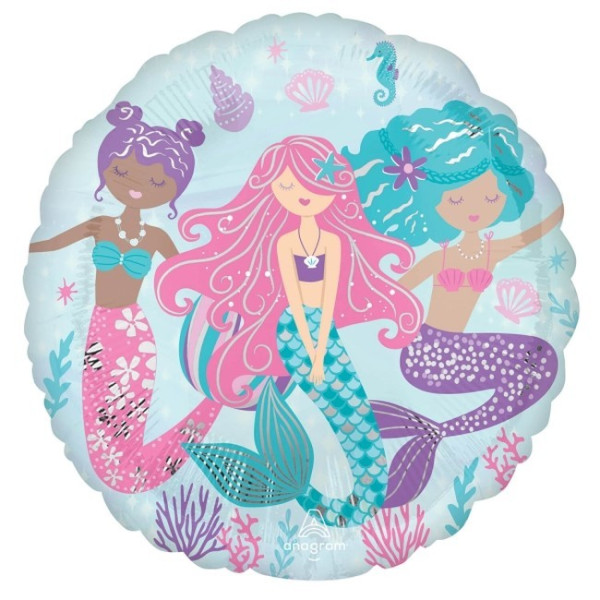 Globo Foil de Sirena de 45 Centímetros