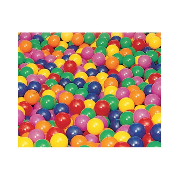 Pelota de Plástico 400 Unidades de 80 Milímetros Colores Surtidos