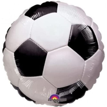 Globo Foil de Balón de Fútbol de 45 Centímetros
