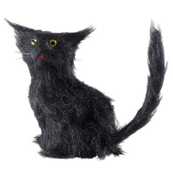 Gato de color Negro de 12 Centímetros