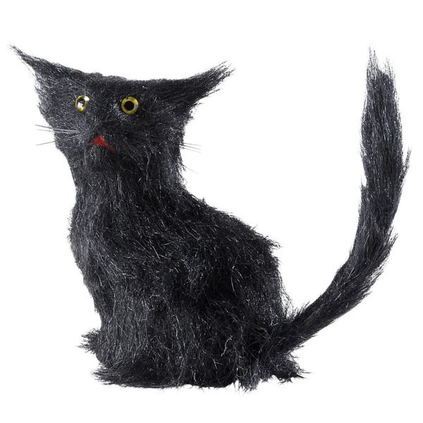 Gato de color Negro de 12 Centímetros