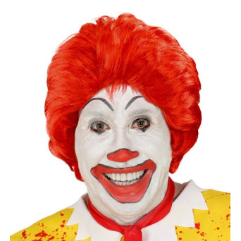 Peluca Roja de Ronald para Adulto