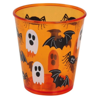 Vaso de Halloween de 10 Centímetros de color Naranja