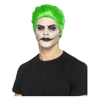 Peluca Verde de Joker Slick Trickster para Adulto