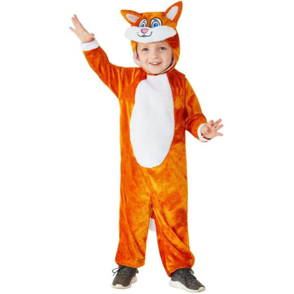 Disfraz de Gato de color Naranja Infantil