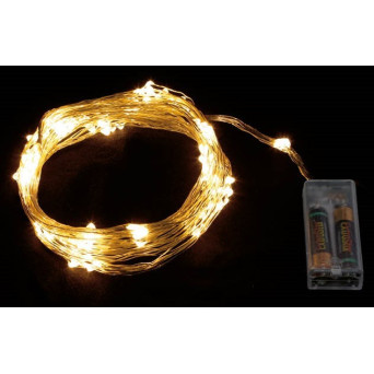 Hilo de 70 LED´s de color Blanco Cálido de 90 Centímetros