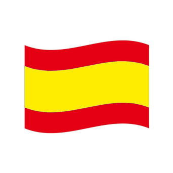 Pegatina de Bandera España sin Escudo