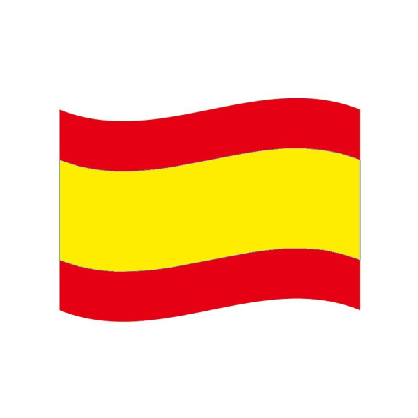 Pegatina de Bandera España sin Escudo