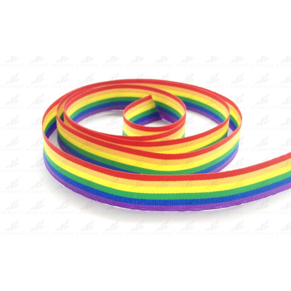 Cinta de Bandera LGTBI de 15 Milímetros x 1 Metro