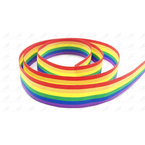 Cinta de Bandera LGTBI de 25 Milímetros x 1 Metro
