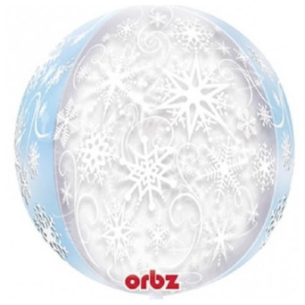 Globo Orbz de Copo de Nieve de 40 Centímetros