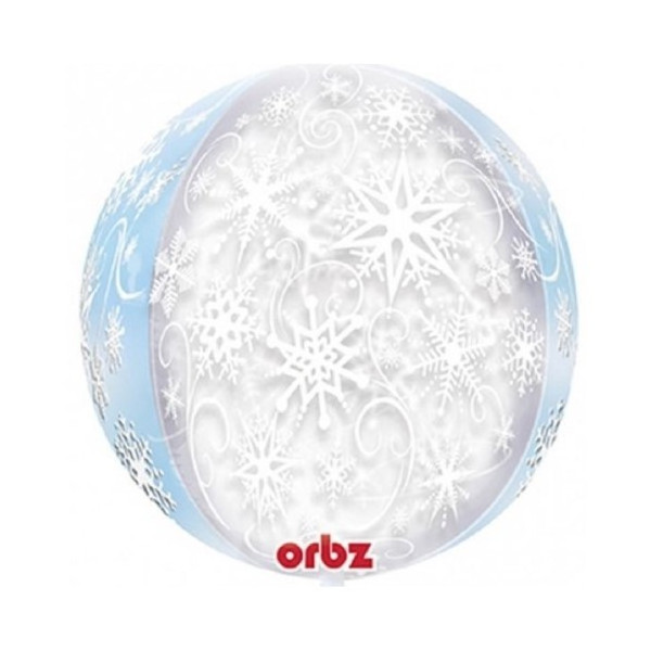 Globo Orbz de Copo de Nieve de 40 Centímetros