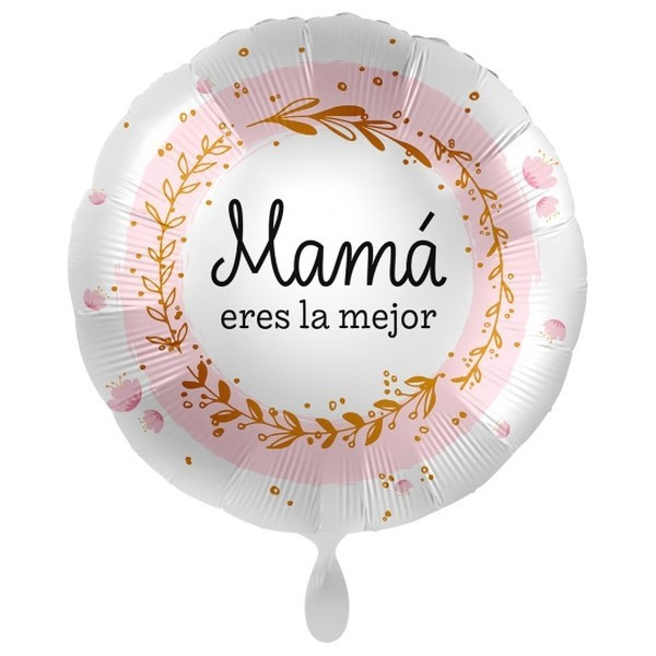 Globo Foil de Mamá Eres la Mejor de 43 Centímetros