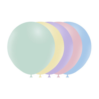 Globo Látex R18 de 45 Centímetros acabado Pastel 100% Biodegradable de Balloonia