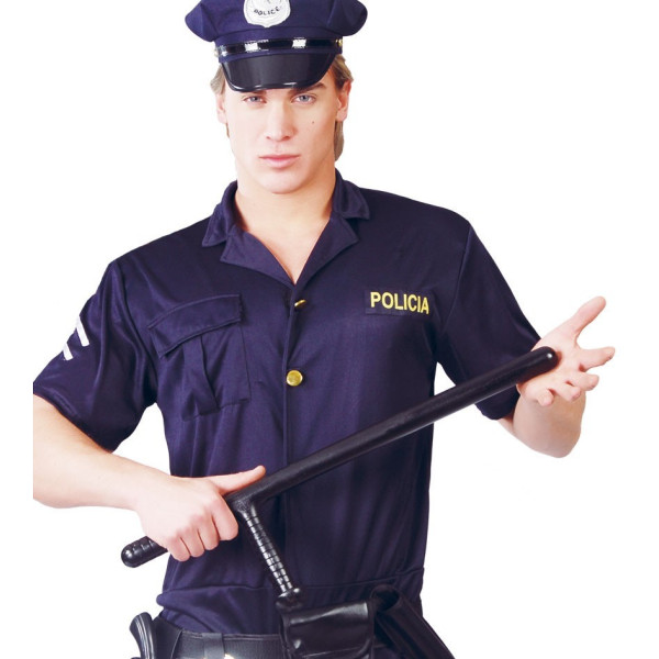 Porra de Policía de color Negro de 58 Centímetros