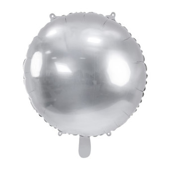 Globo Foil de 80 Centímetros de color Plata