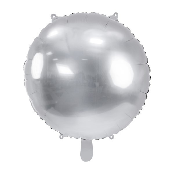 Globo Foil de 80 Centímetros de color Plata