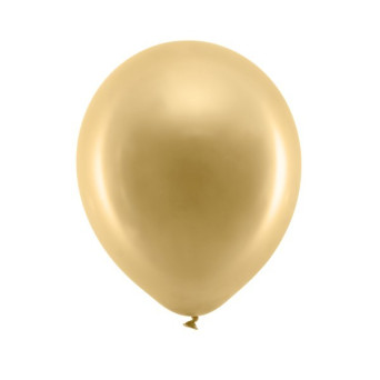 Globo Látex R9 de 23 Centímetros 100 Unidades acabado Metálico