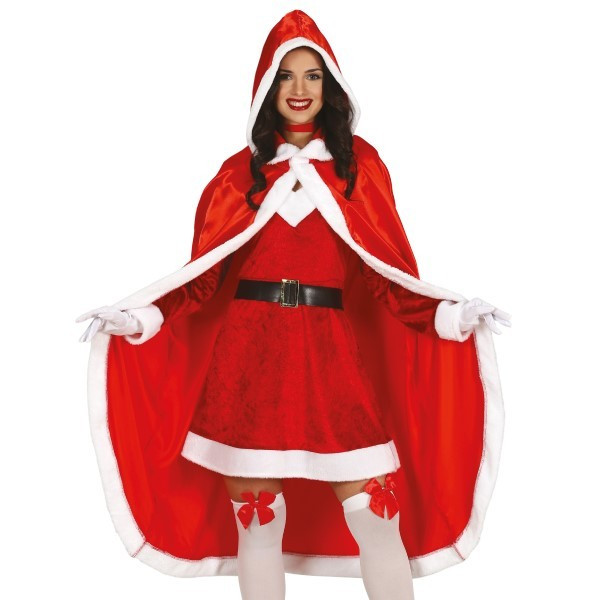 Capa de Mamá Noel para Adulto