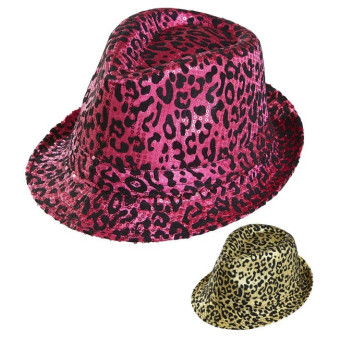 Sombrero Fedora de Animal con Lentejuelas Varios Colores