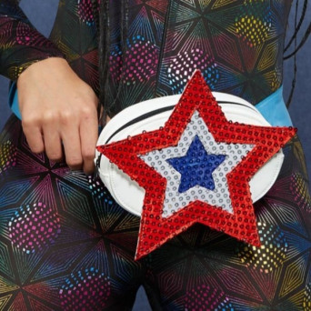 Riñonera de Estrella de Lentejuelas Americana Fever