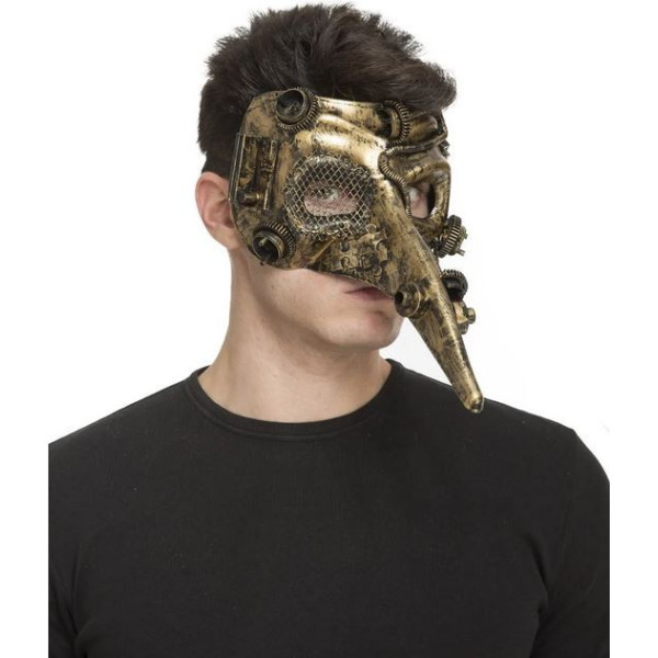 Máscara de Steampunk de color Cobre para Adulto