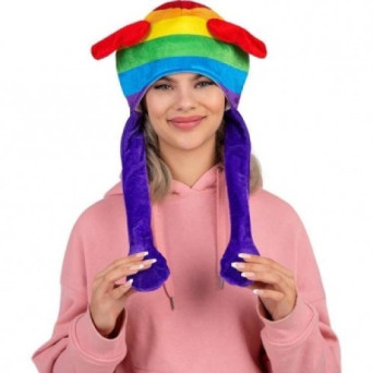 Gorro de Orejas Rainbow para Adulto