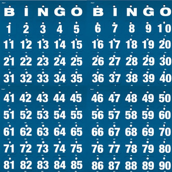 Panel de Bingo Activo de 1 x 1 Metro