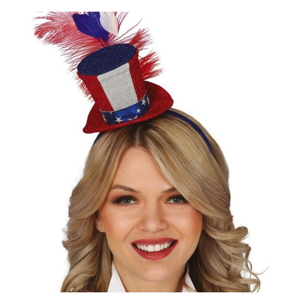 Mini Sombrero de América con Pluma