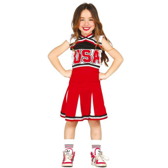 Disfraz de Animadora de U.S.A. Infantil