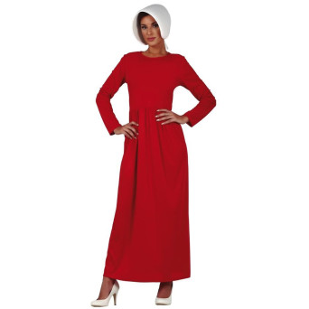 Disfraz de Criada de color Rojo para Adulto