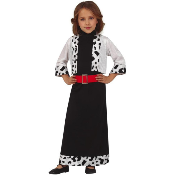 Disfraz de Cruela Villana Infantil