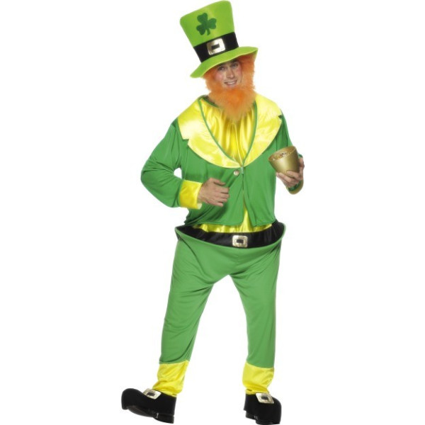 Disfraz de Duende Leprechaun de San Patrick´s Day para Adulto