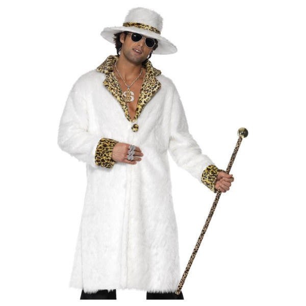 Disfraz de Chulo de color Blanco para Adulto
