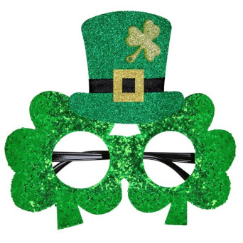 Gafas de Trébol de San Patrick´s Day para Adulto