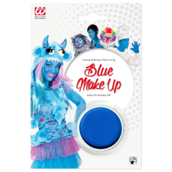 Maquillaje al Agua de 9,6 Mililitros de color Azul para Cuerpo y Cara