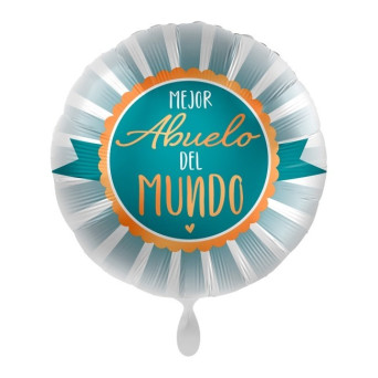 Globo Foil de Mejor Abuelo del Mundo de 43 Centímetros