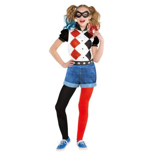 Disfraz de Harley Quinn de DC SuperHero Girls Infantil