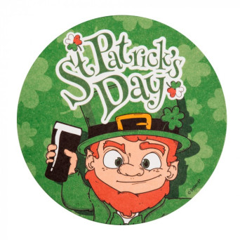 Posavaso de San Patrick´s Day 10 Unidades de 10 Centímetros