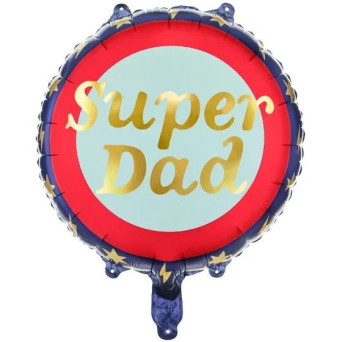 Globo Foil de Super Dad de 45 Centímetros