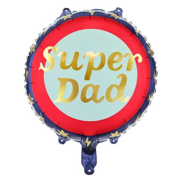 Globo Foil de Super Dad de 45 Centímetros