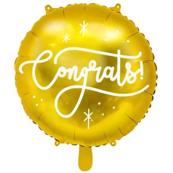 Globo Foil de Congrats! de 35 Centímetros