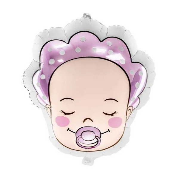 Globo Foil de Bebé Niña de 40 x 45 Centímetros