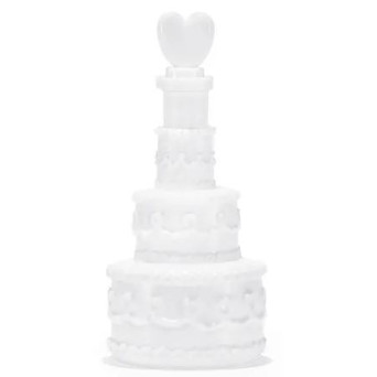 Tarta de Pompas de Jabón de color Blanco