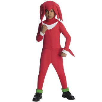 Disfraz de Knuchles Clásico de Sonic Infantil