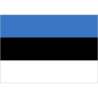 Bandera de Estonia de Poliéster Microperforada Reforzada
