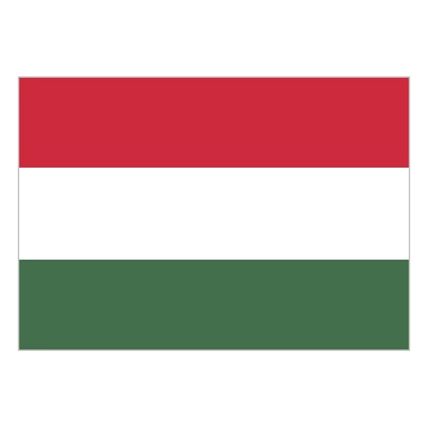 Bandera de Hungría de Poliéster Microperforada Reforzada